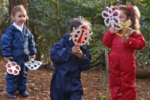 3 Young pupils at Talbot Heath nursery